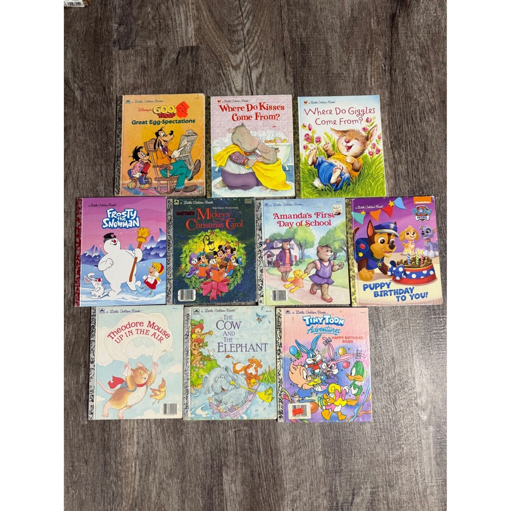 Little Golden‎ Books Collection 10 Childrens Picture Story Books Disney